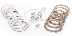 Clutch, friction plates and springs set Honda XR500R 83 and 84, XL600R, XR600R, XR650L, XL600LM, NX650, FMX650 - DISK EMBRAYAGE COMPLET XL600R/XL600LM/XR600R